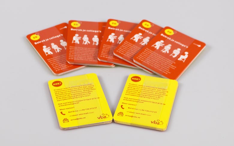 drukwerk met rondhoeken